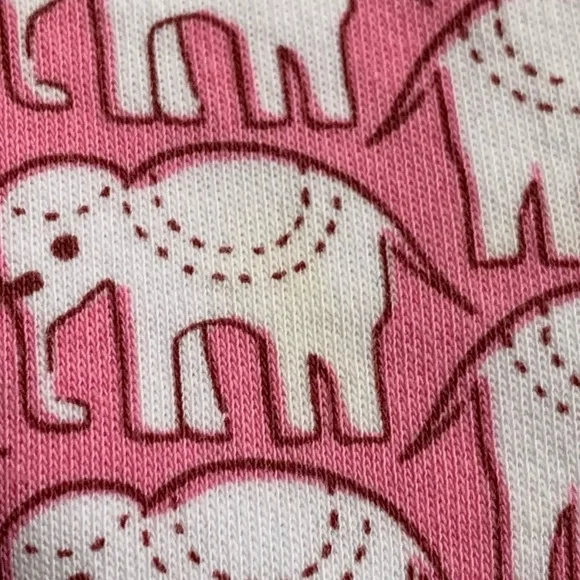 Roller Rabbit Pink Hathi Elephant Pajamas - Picture 16 of 16